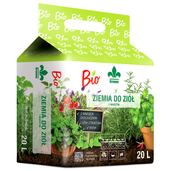 KRONEN® Ziemia BIO do ziół i warzyw