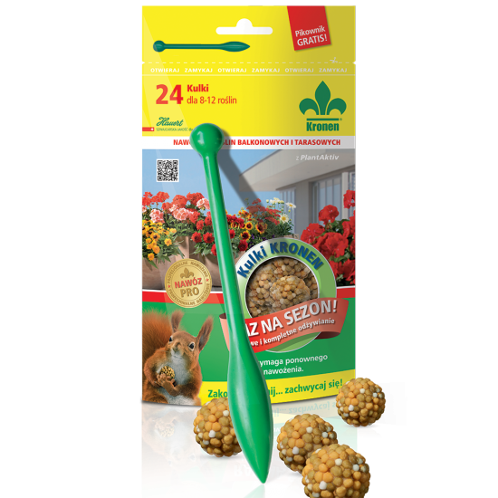 Kulki KRONEN® Nawóz do roślin balkonowych i tarasowych