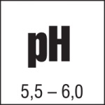 KRONEN® Ziemia lekka pH 5,5-6,0. Regulowane kredą pH podłoża określa optymalne warunki dla rozwoju i wzrostu poszczególnych gatunków roślin.