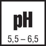 KRONEN® Ziemia uniwersalna pH 5,5-6,5. Regulowane kredą pH podłoża określa optymalne warunki dla rozwoju i wzrostu poszczególnych gatunków roślin.