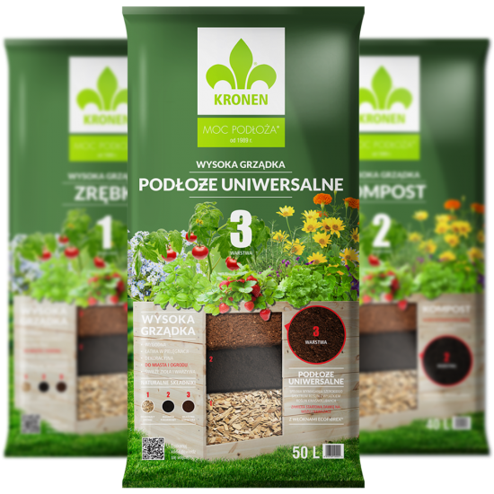 KRONEN® WYSOKA GRZĄDKA - Podłoże uniwersalne (warstwa 3)