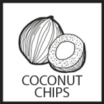 Coconut chips - structural and drainage element